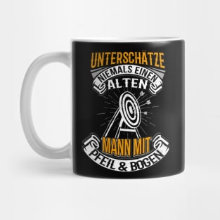 Bogenschießen Alter Mann Bogensport Mug